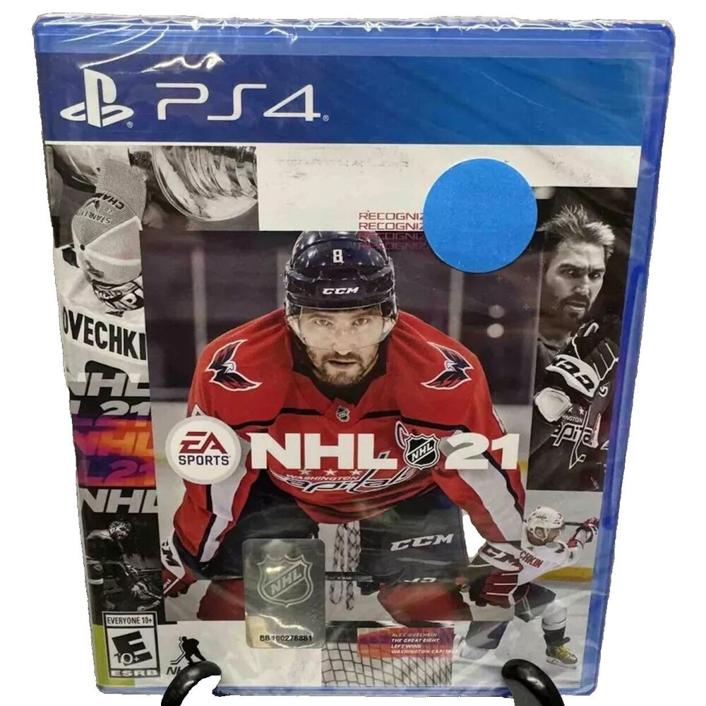 NHL 21 PS4 Brand New Sealed EA Sports Ice Hockey Playstation 4 Alex Ovechkin